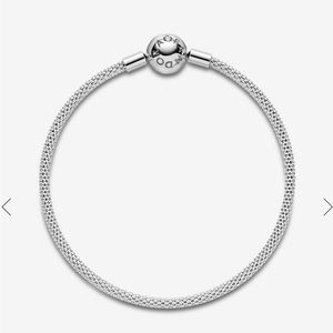 Pandora Moments Mesh Bracelet 8.3 inches EUC